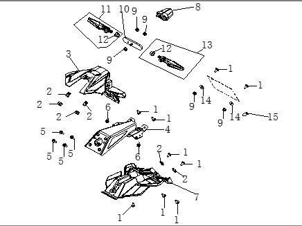 VOGE-280760627-0001-2-1 VOGE R125 STREET BIKE 125CC ÖN SİNYAL SOL (VOGE R125) - Görsel 1