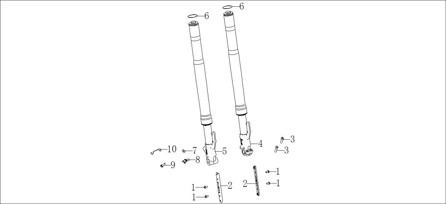 VOGE-310460716-0002-1 VOGE 250RR RACING 250CC ÖN AMÖRTİSÖR SAĞ (VOGE 250 RR) - Görsel 1