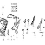 VOGE SR1 SCOOTER 125CC TORPİDO KAPAK BRAKETİ (SR1 ADV)