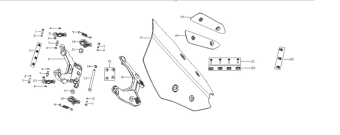 VOGE-380470168-0001-1 VOGE SR3 MAXI SCOOTER 250CC ÖN SPERLİK APARATI CONTASI (SR3 250) - Görsel 1