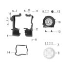 YUKİ 50CC SCOOTER RİSOTTO 50 MOTOR FAN KAPAĞI  ( RİSOTTO 50 )