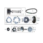YUKİ 125CC SCOOTER RİSOTTO 125 DEBRİYAJ BALATASI SET ( RİSOTTO 125 )