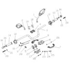 YUKİ VAMPIRE 125CC SCOOTER EFI GİDON BAĞLANTI BRAKETİ ÜST  (VAMPIRE 125)