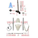 YUKİ 125CC SCOOTER RİSOTTO 125 ÖN AMORTİSÖR SAĞ ( RİSOTTO 50cc-125cc )