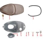 YUKİ 125CC SCOOTER RİSOTTO 125 KOLTUK KAHVERENGİ ( RİSOTTO 125 )