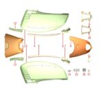 YUKİ 50CC SCOOTER RİSOTTO 50 SELE ALTI SOL GRENAJ KREM BEYAZ ( RİSOTTO 50 )