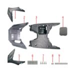 YUKİ ROUTE 110CC SCOOTER ROUTE DİZLİK PLASTİGİ SOL (ROUTE 110)
