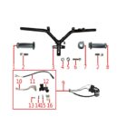 YUKİ 50CC SCOOTER RİSOTTO 50 SOL ELCİK ( RİSOTTO 50CC-125 CC )