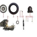 YUKİ 50CC SCOOTER RİSOTTO 50 ARKA JANT MAVİ ( RİSOTTO 50 )
