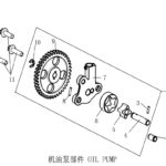 YUKİ GP1 TARO 250CC RACING YAĞ POMPASI SET (GP-1 TARO 250R)
