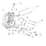 YUKİ VAMPIRE 125CC SCOOTER EFI MOTOR BLOĞU SAĞ (VAMPIRE 125 - W WAY )