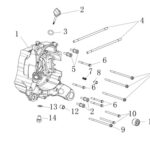 YUKİ GELATO 150CC SCOOTER  MOTOR BLOGU SAĞ (GELATO 150)