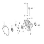 YUKİ VAMPIRE 125CC SCOOTER EFI ŞANZIMAN KAPAK CONTASI (VAMPIRE 125 - X WAY )