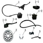 YUKİ MATADOR 162 CC MOTOSİKLET ÖN FREN HORTUM KELEPÇESİ (SK150-9-MATADOR)