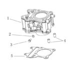 YUKİ VAMPIRE 125CC SCOOTER EFI SİLİNDİR (VAMPIRE 125 , X WAY)