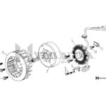 YUKİ ACTIVE 125CC ENJEKSİYONLU SCOOTER JJ125T-15 FAN PERVANESİ (ACTİVE 125)