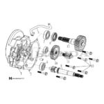 YUKİ ACTIVE 125CC ENJEKSİYONLU SCOOTER JJ125T-15 ŞANZIMAN DİŞLİ (ACTİVE 125)