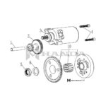 YUKİ ACTIVE 125CC ENJEKSİYONLU SCOOTER JJ125T-15 MARŞ DİŞLİ VE RUBLESİ (ACTİVE 125)