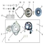 YUKİ MATADOR 162 CC MOTOSİKLET STATÖR VOLANTI (MATADOR)