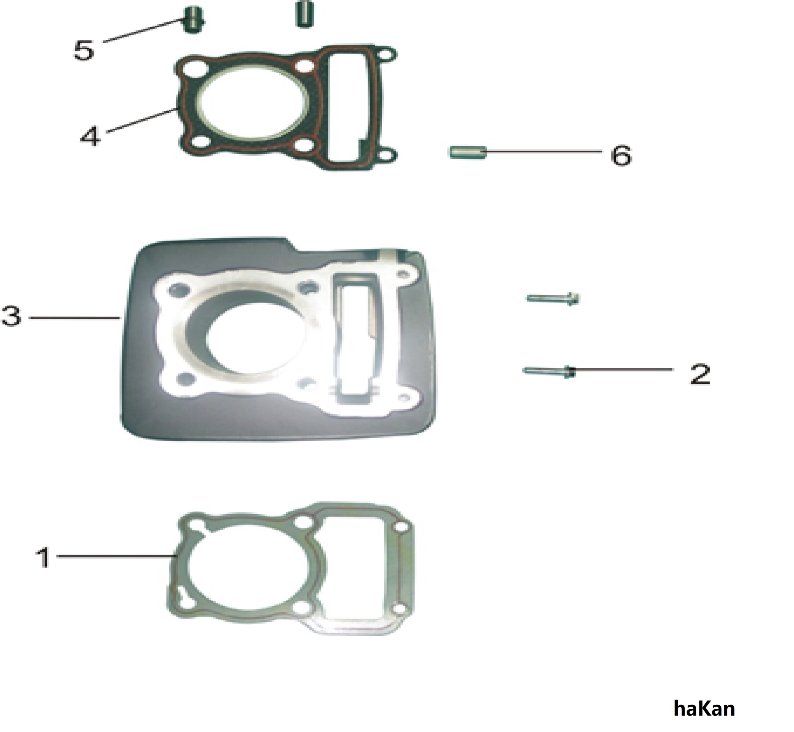 YUKI-1991202-002523-1 YUKİ MATADOR 162 CC MOTOSİKLET SİLİNDİR (DRİVER 200) - Görsel 1