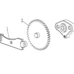 YUKİ HAMMER 125CC MOTOSİKLET YAĞ POMPA BRAKETİ (HAMMER 125)