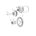 YUKİ GELATO 125CC SCOOTER  MARŞ DİŞLİSİ (GELATO 125)