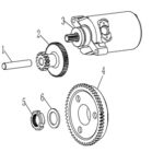 YUKİ HAMMER 125CC MOTOSİKLET MARŞ MOTORU (HAMMER 125)