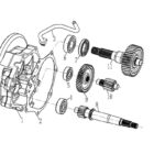 YUKİ HAMMER 125CC MOTOSİKLET ŞANZIMAN MİLİ VE DİŞLİSİ (HAMMER 125)