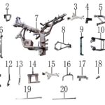 YUKİ HAMMER 125CC MOTOSİKLET FAR BRAKETİ (HAMMER 125)