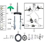 YUKİ X-WAY PRO 125CC ADV SCOOTER ÖN ÇAMURLUK MAVİ ( X WAY 125 )