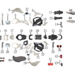 YUKİ HAMMER 50CC MOTOSİKLET İÇ DİZLİK SAĞ ÇERÇEVE PLS  (HAMMER 125)