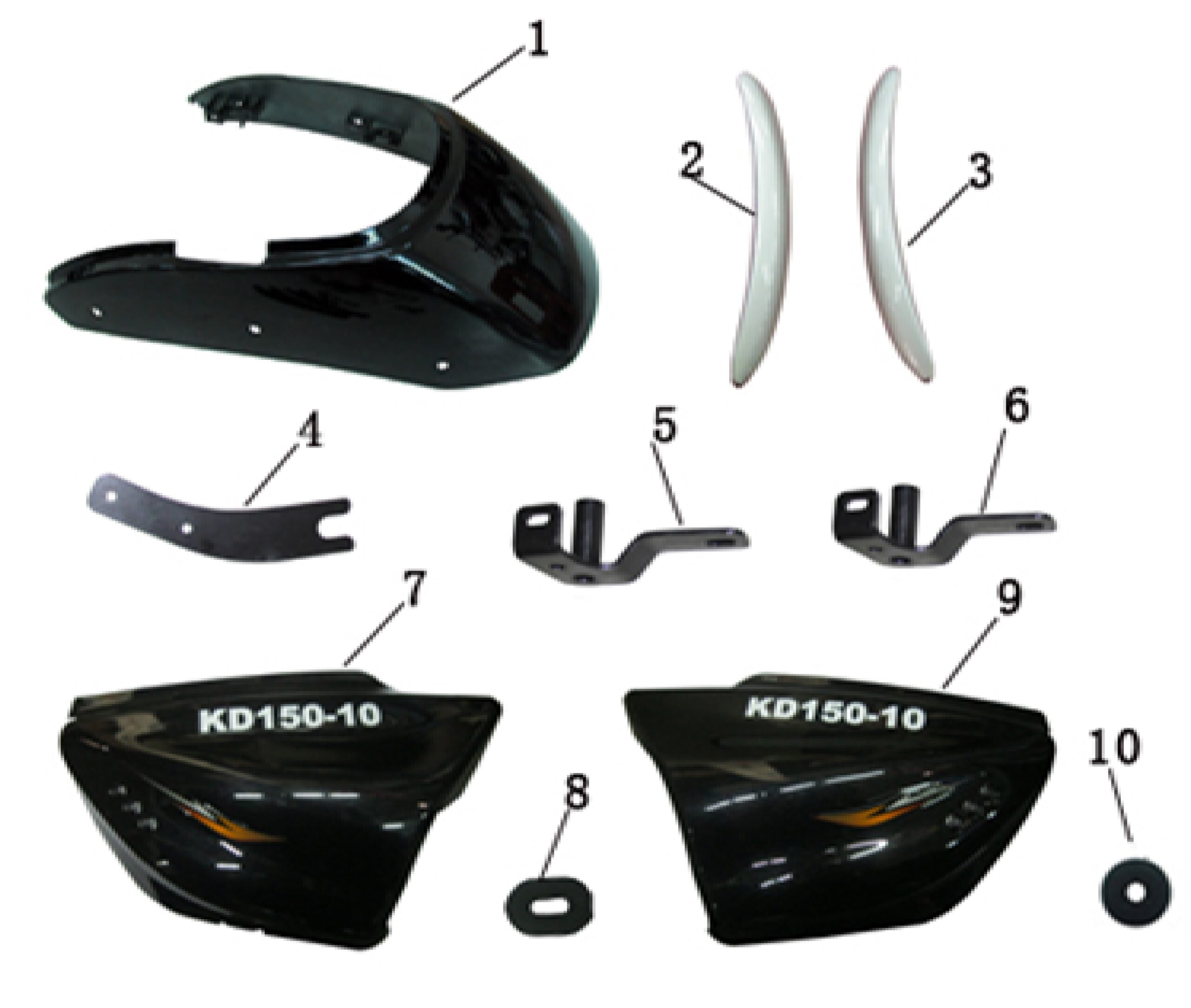 YUKI-4064100-050201-1 YUKİ MATADOR 162 CC MOTOSİKLET ARKA YOLCU TUTAMAĞI SAĞ (MATADOR) - Görsel 1