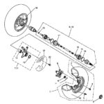 HS 400 PİTON ATV ÖN FREN KALİPER SACI (400 ATV)-NEW