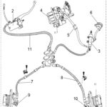 HUANSONG 700.cc ATV PUMA ÖN FREN ALT MERKEZİ HORTUMU SAĞ (400-600-700 ATV)