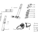 YUKİ BELLINI 125CC SCOOTER ÖN ÇATAL (BELLİNİ 50)