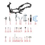 YUKİ 125CC SCOOTER RİSOTTO 125 ARKA ÇAMURLUK BRAKETİ ( RİSOTTO 50 )