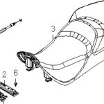 SMC 700 ATV KOLTUK KİLİT BRAKETİ  ( SMC 700 ATV )