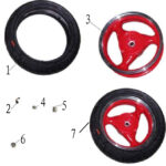 YUKİ MAGIC SCOOTER 150 CC ARKA JANT LASTİK SET (MAGİC)