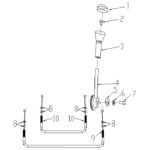 YUKİ CAZADOR UTV VİTES DEĞİŞTİRME KOLU (CAZADOR)