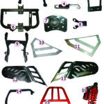 YUKİ ELEKTRİKLİ MONİ SCOOTER ALT PANEL BASAMAK SOL ALT (EM-78-MONİ)