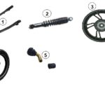 YUKİ 125CC SCOOTER DUTY ARKA AMÖRTISOR (DUTY 125)
