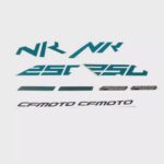 CFMOTO CF NK 250 ETIKET SETI KOMPLE TURKUAZ