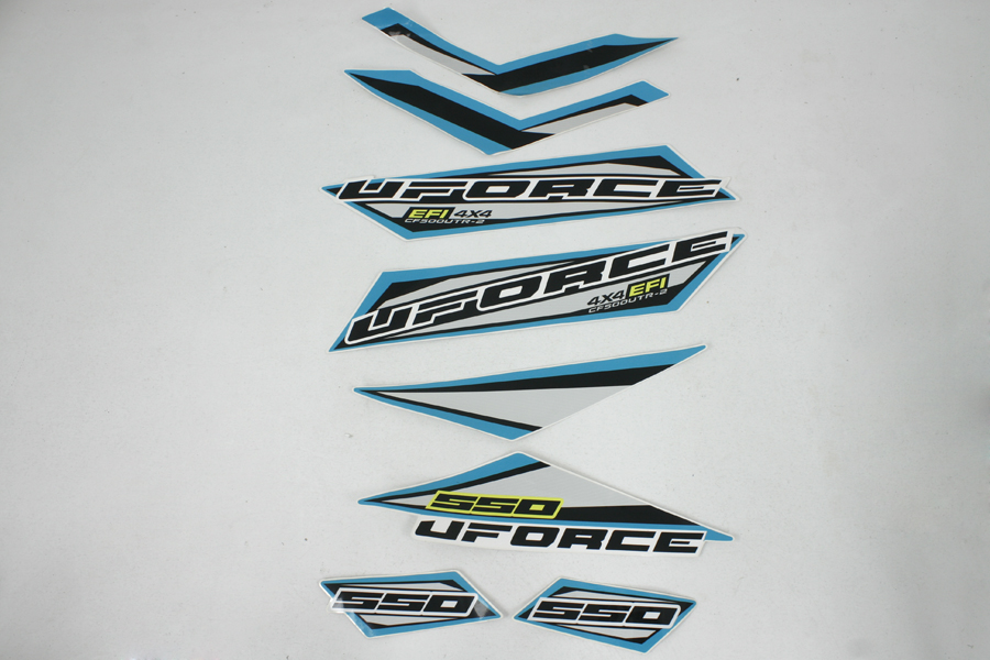 UMA-Y4CFM4020A0076-1 CFMOTO UFORCE 500 (T1B) ETIKET SETI KOMPLE - Görsel 1