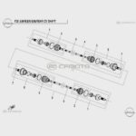 CFMOTO UFORCE 500 (T1B) ARKA AKS RULMAN TAKIMI IC