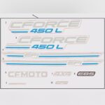 CFMOTO CF450ATR-3L (T3B) ETIKET SETI KOMPLE (MAVI)