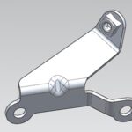 CFMOTO CF675SR-R(CF650-10H) ON PANEL BAGLANTI BRAKETI SAG KUCUK