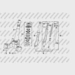 MONDIAL 100 MFH _15 ON SAG AMORTISOR KOMPLE (SIYAH)