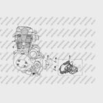 MONDIAL 150 UT MOTOR KOMPLE