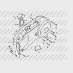 MONDIAL MD150 HEDGE KRANK KUTUSU SOL KAPAK CONTASI (150CC)
