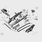 MONDIAL X-TREME ENDURO 250 _15 ARKA AMORTISOR (BEYAZ)